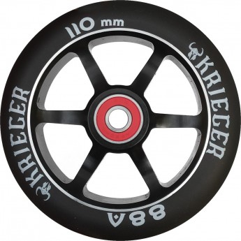 Колесо MICRO для трюкового самоката 110 мм черное/черное Колесо MICRO для трюкового самоката 110 мм черное/черное